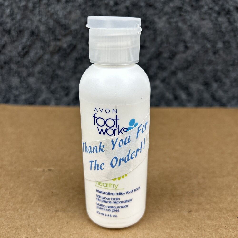 AVON Foot Works Healthy Restorative Milky Foot Soak (3.4 floz / 100 ml) - SEALED